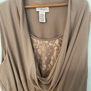 Carmen sleeveless lace top